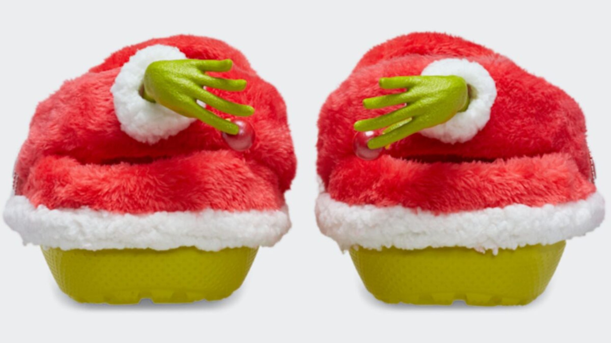The Grinch Crocs Clogs Are Definitely Stealing Christmas, and Possibly Halloween