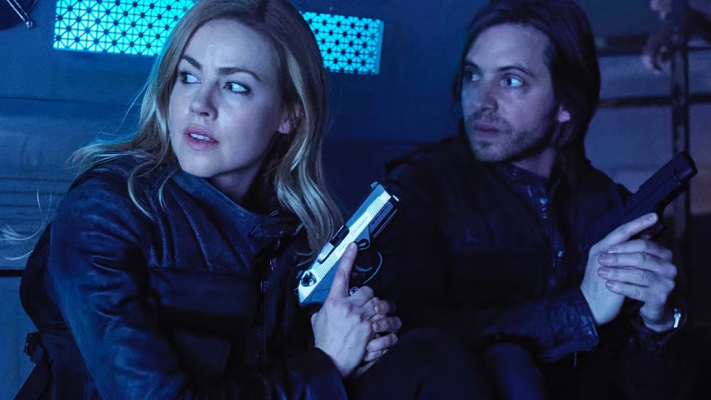A still from 12 Monkeys TV show