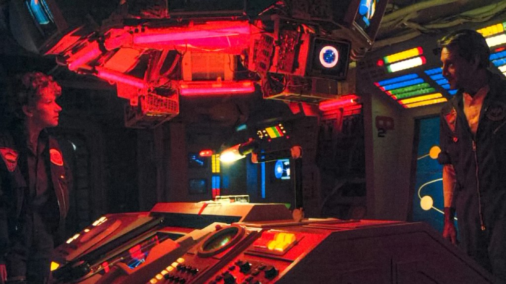 Two people speak on a spaceship in 2010: The Year We Make Contact (1984)