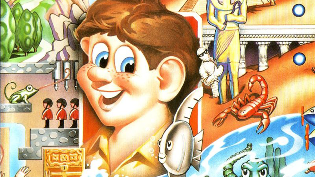 Box art from Alex Kidd in the Enchanted Castle.