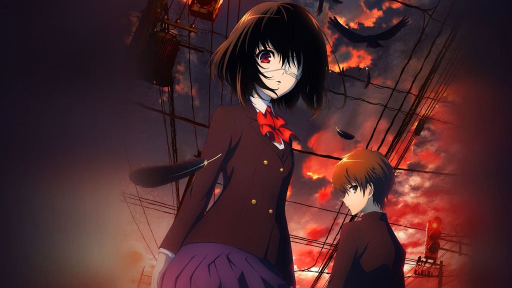 Another anime in red filter