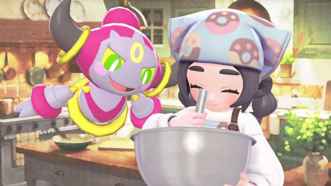 Ansha and Hoopa Making Donuts Mega Dimension