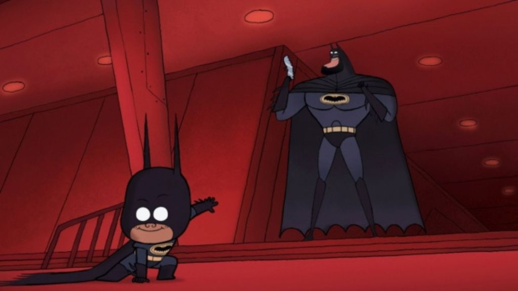 Batman and Damian Wayne in Bat-Fam