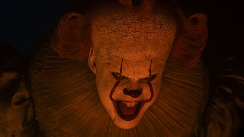 Bill Skarsgård Pennywise the Dancing Clown in IT Welcome to Derry