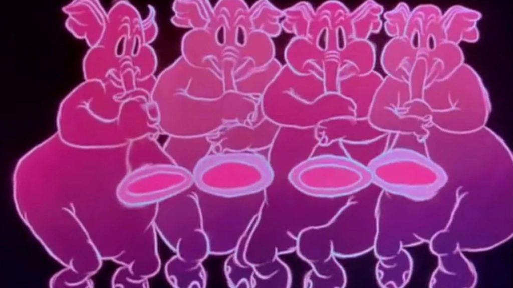 Dumbo Pink Elephants on Parade