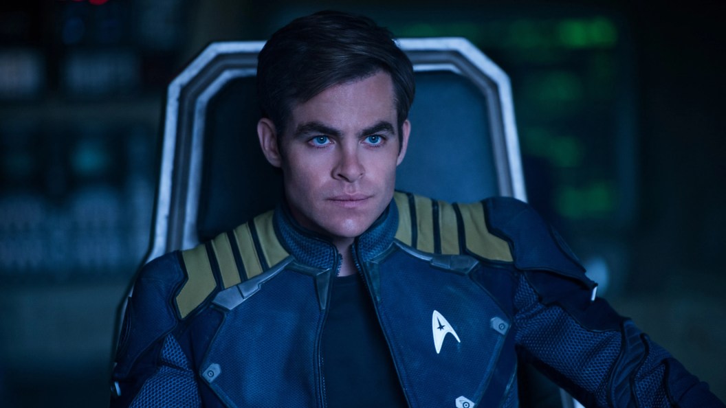 Chris Pine as Captain Kirk in Star Trek Beyond