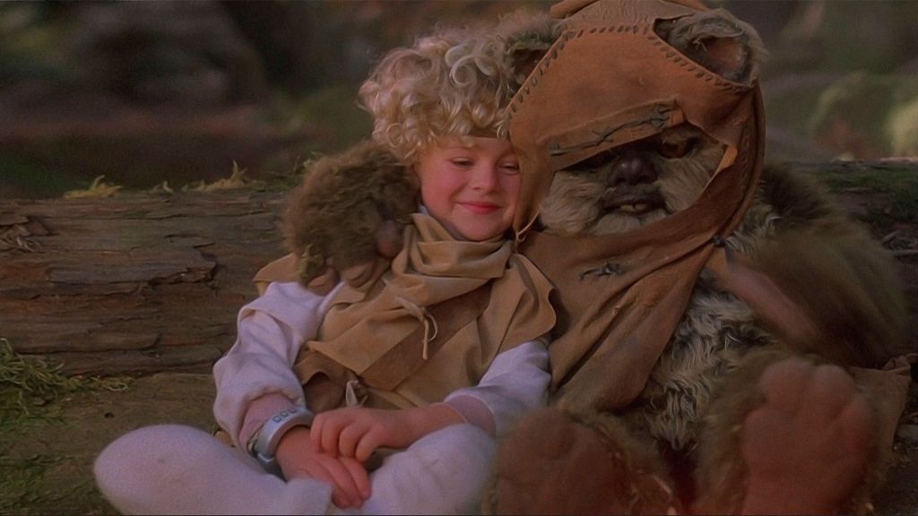 Cindel and Wicket in Ewoks The Battle for Endor