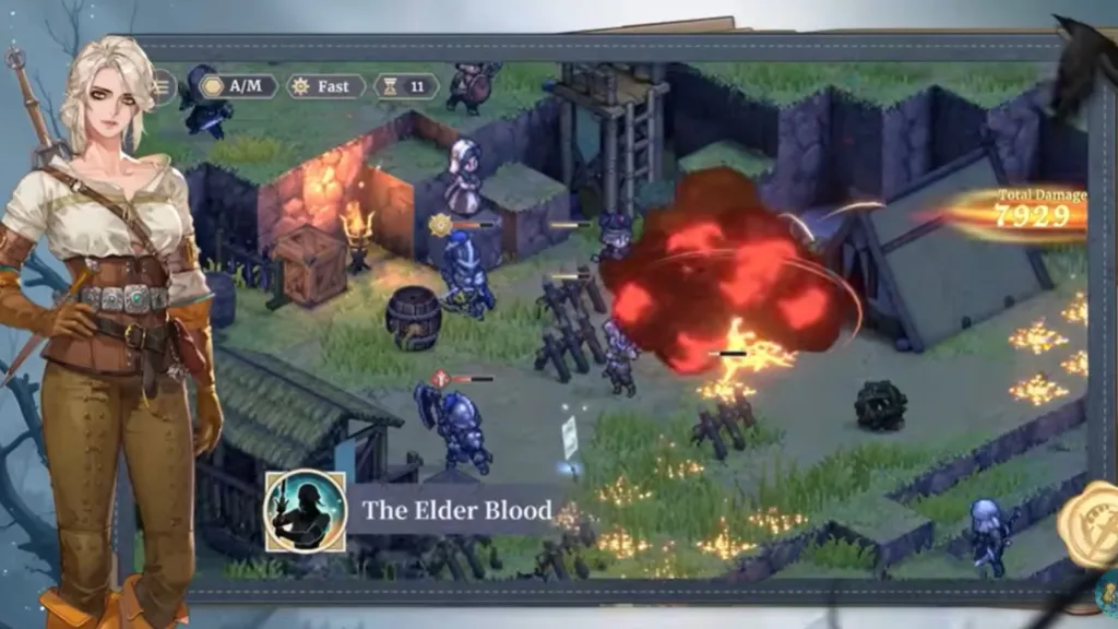 Ciri in Sword of Convallaria