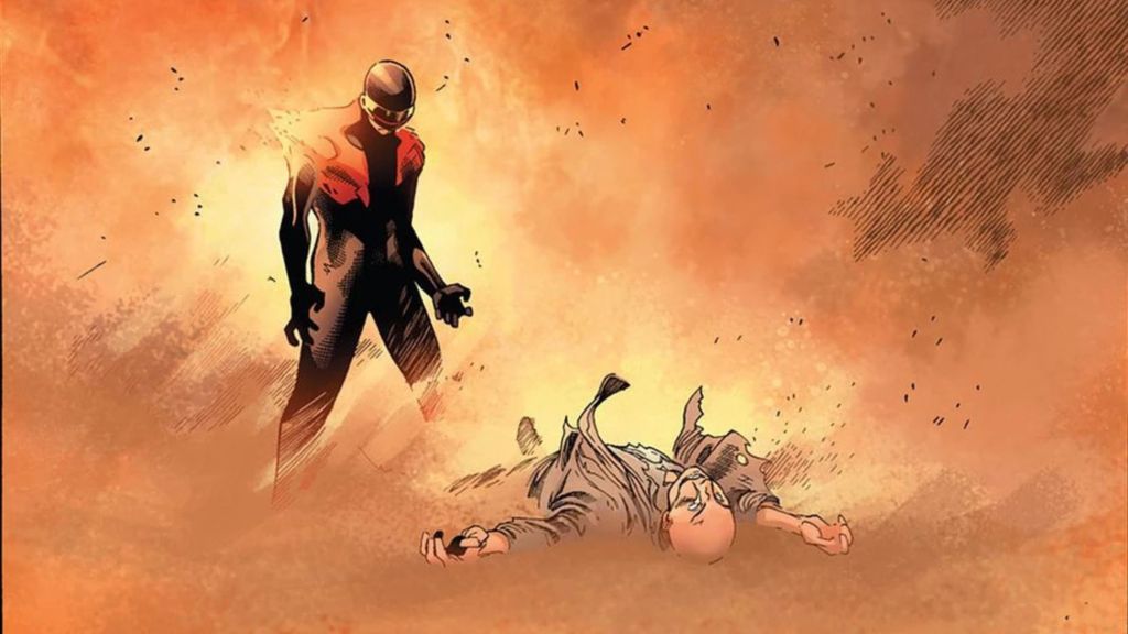 Cyclops kills Professor X