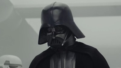 Darth Vader on Tantive IV in A New Hope