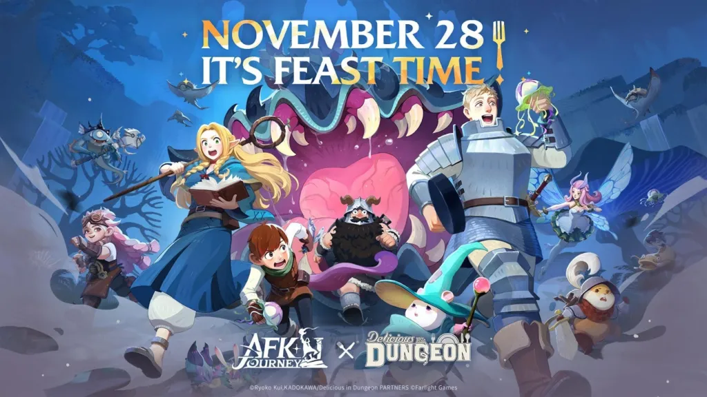 Delicious in Dungeon x AFK Journey Collab