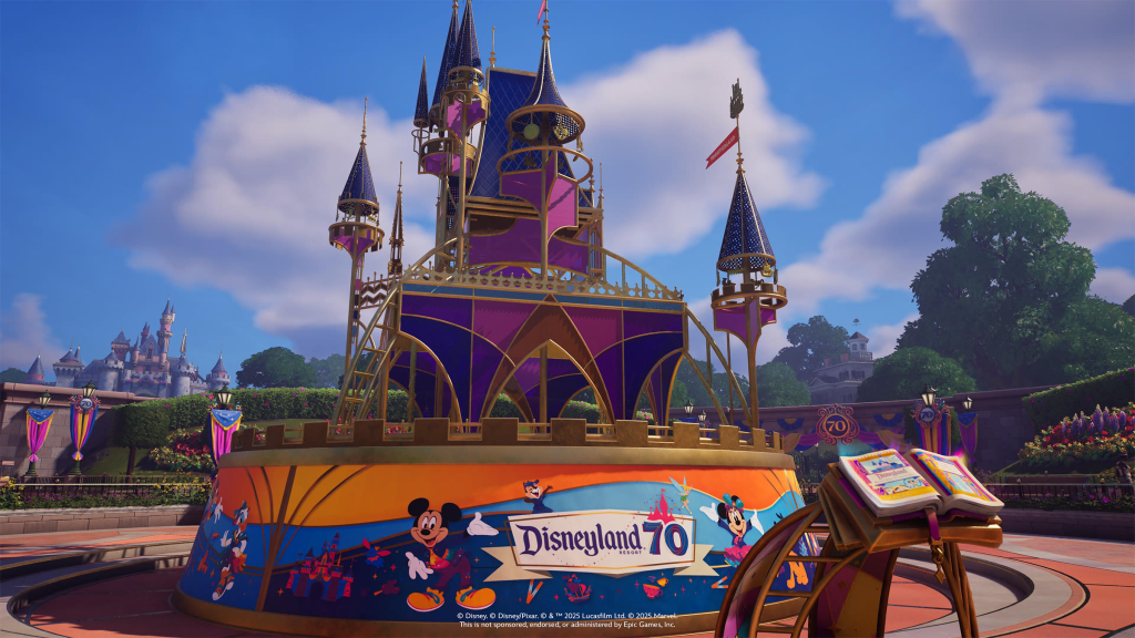 Disneyland and Fortnite promotional art for a limited collaboration in November 2025.