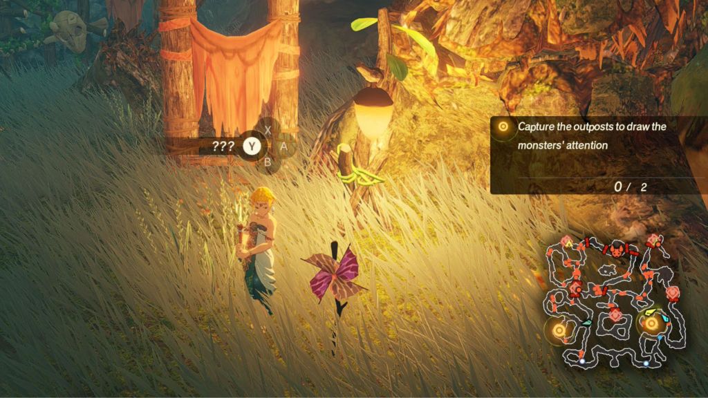 Finding Koroks in Hyrule Warriors Age of Imprisonment