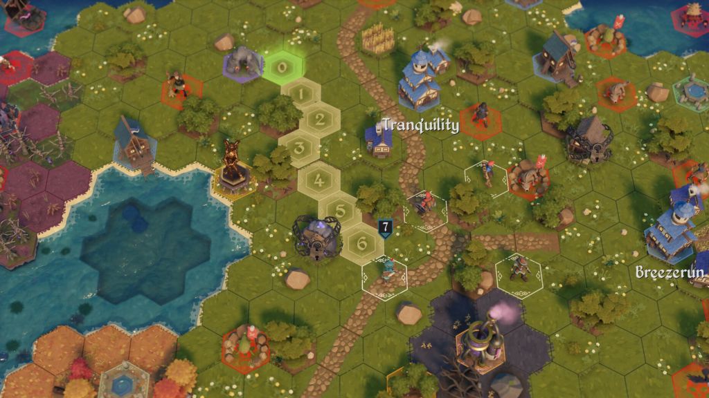 For the King 2 Hex Grid