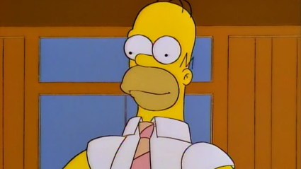 Homer Simpson in The Simpsons You Only Move Twice