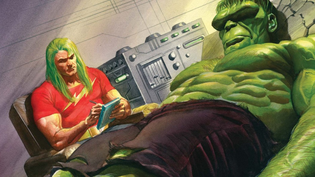 Hulk Being Checked Out by Doc Samson Marvel