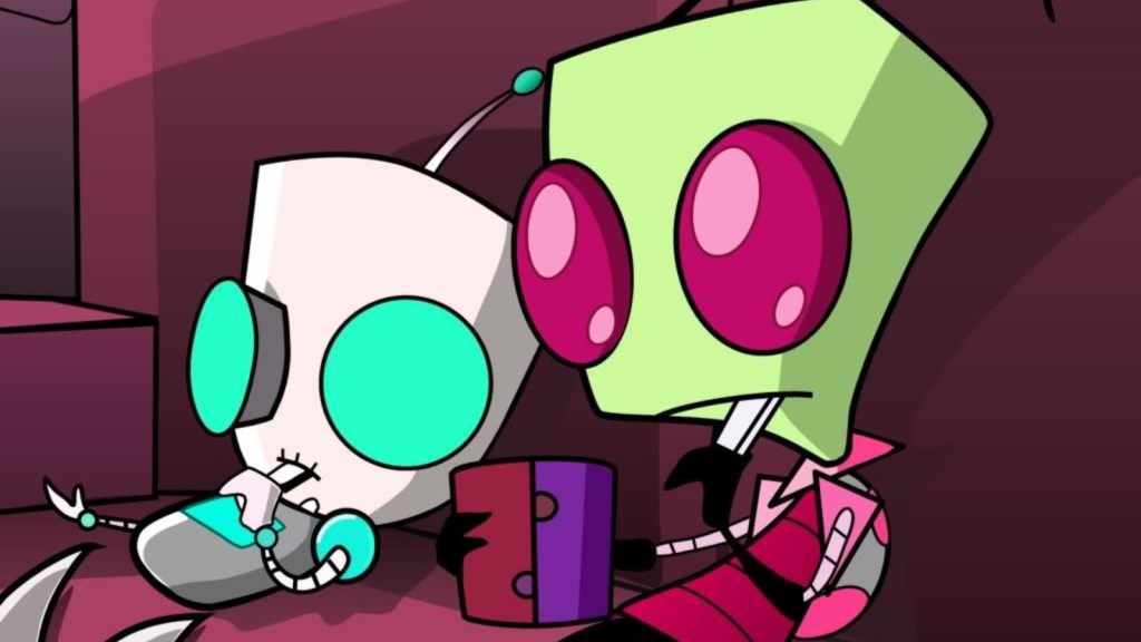 Zim and Gir in Invader Zim 