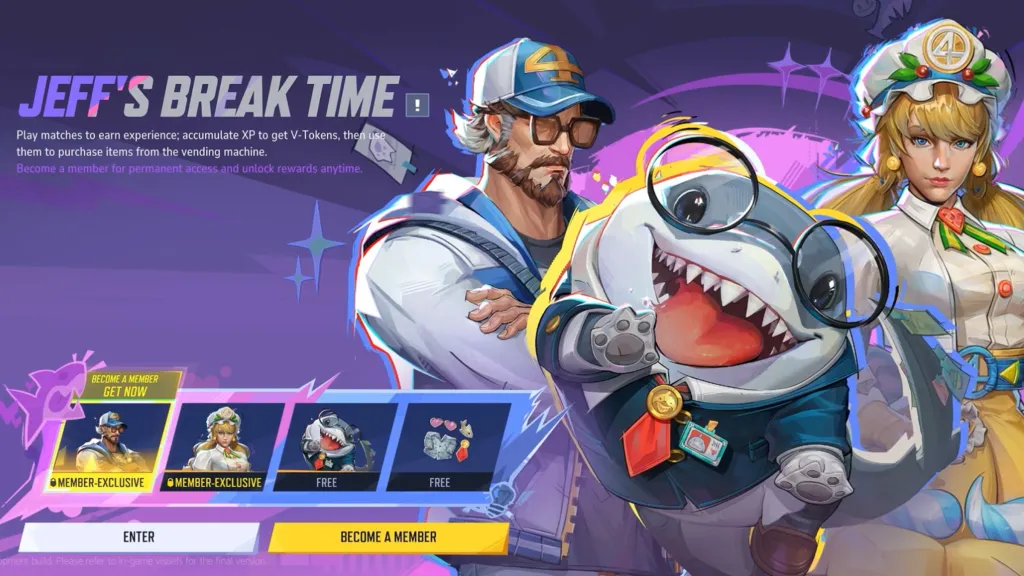 Jeff's Break Time Event Marvel Rivals Free Jeff Skin