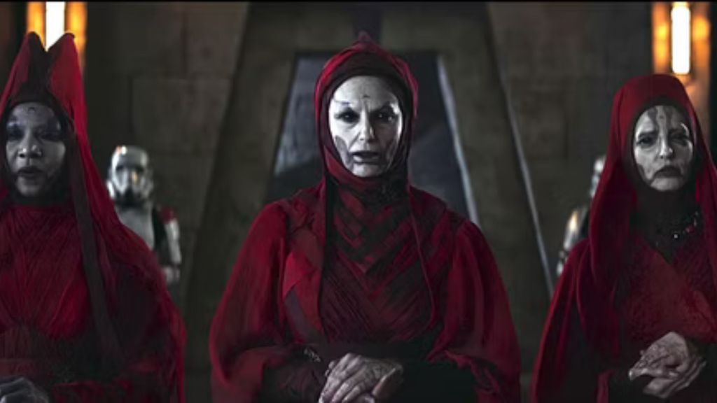 Jeryl Prescott, Claudia Black, and Jane Edwina Seymour in Ahsoka