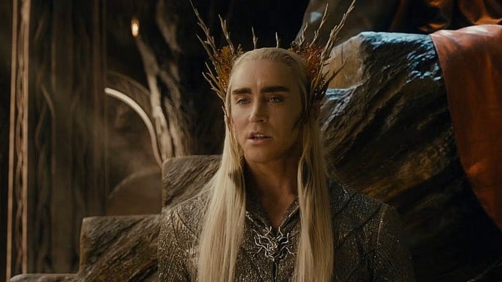 Lee Pace as King Thranduil in The Hobbit