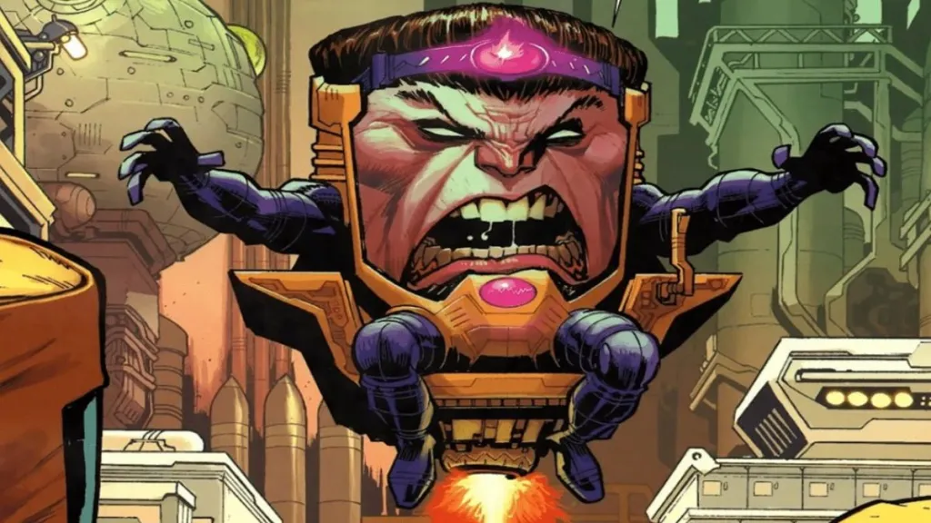 MODOK sitting in arrogance