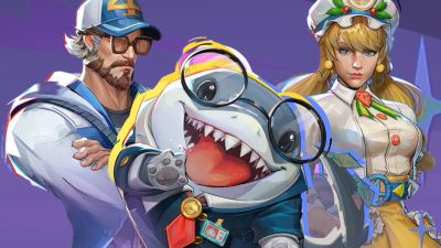 Marvel Rivals Anniversary Event Jeff the Shark Costume Closeup