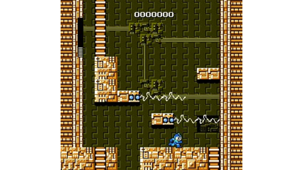 A screenshot from Mega Man 
