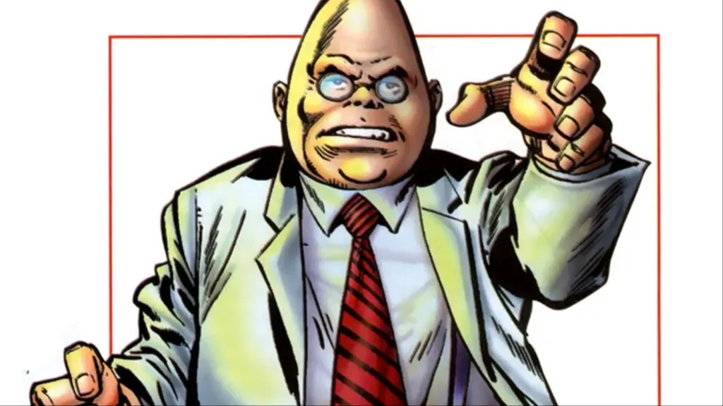 Egghead reaching forward