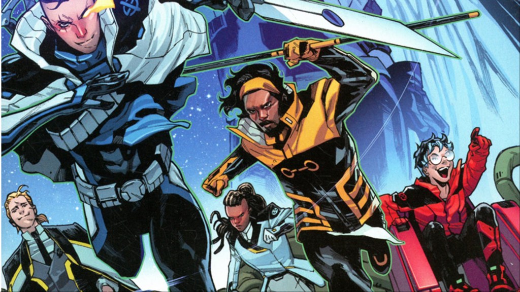 Cable, Manifold, Wiz-Kid, Frenzy, and Fabian Cortez together as SWORD