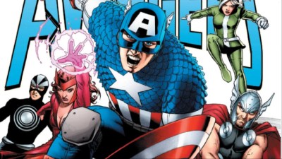 Havok, Scarlet Witch, Captain America, Rogue, and Thor together as the Avengers Unity Squad