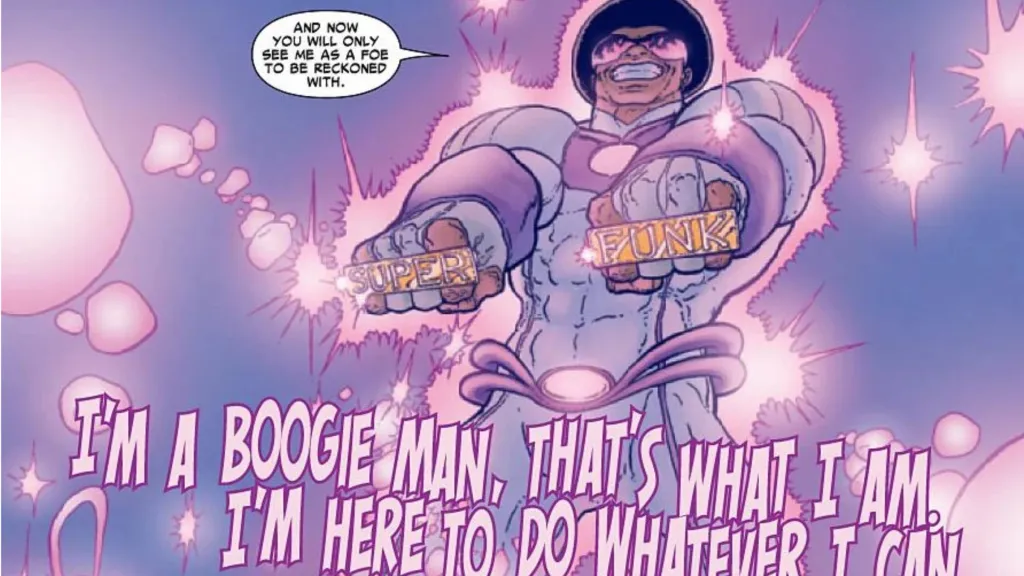 Hypno Hustler with his fist out showing off his fist rings