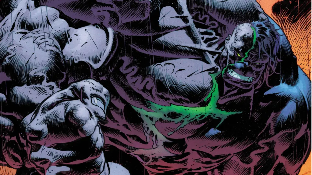 The Infernal Hulk revealed in his terrible majesty