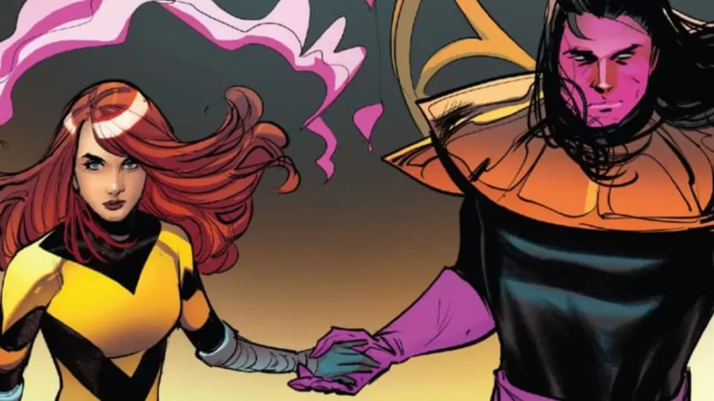 Exodus holding hands with Hope Summers