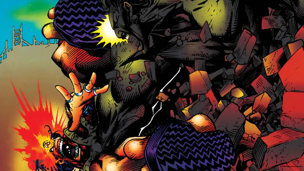 Mondo battling a mutant on the cover of Generation Next #3