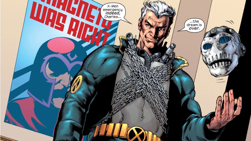 Magneto revealing himself as Xorn