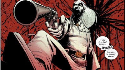 Death about to shoot someone
