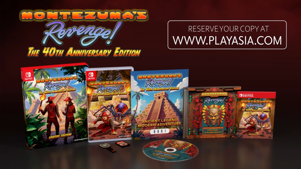 Montezuma's Revenge remaster on all platforms announcement image.