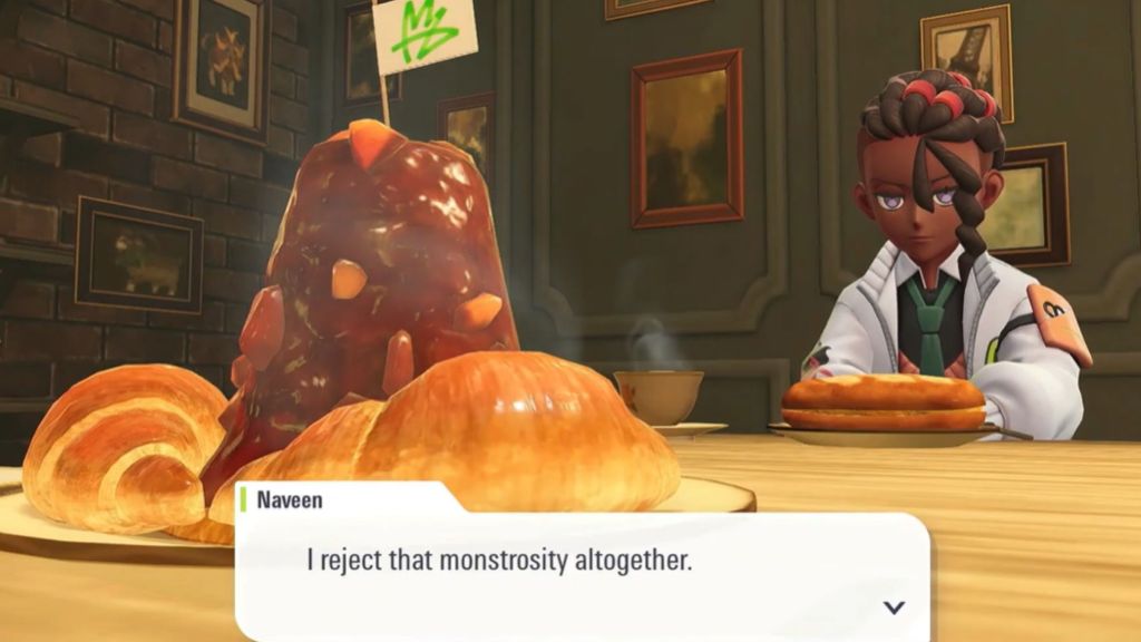 Naveen with Sandwich Pokemon Legends Z-A