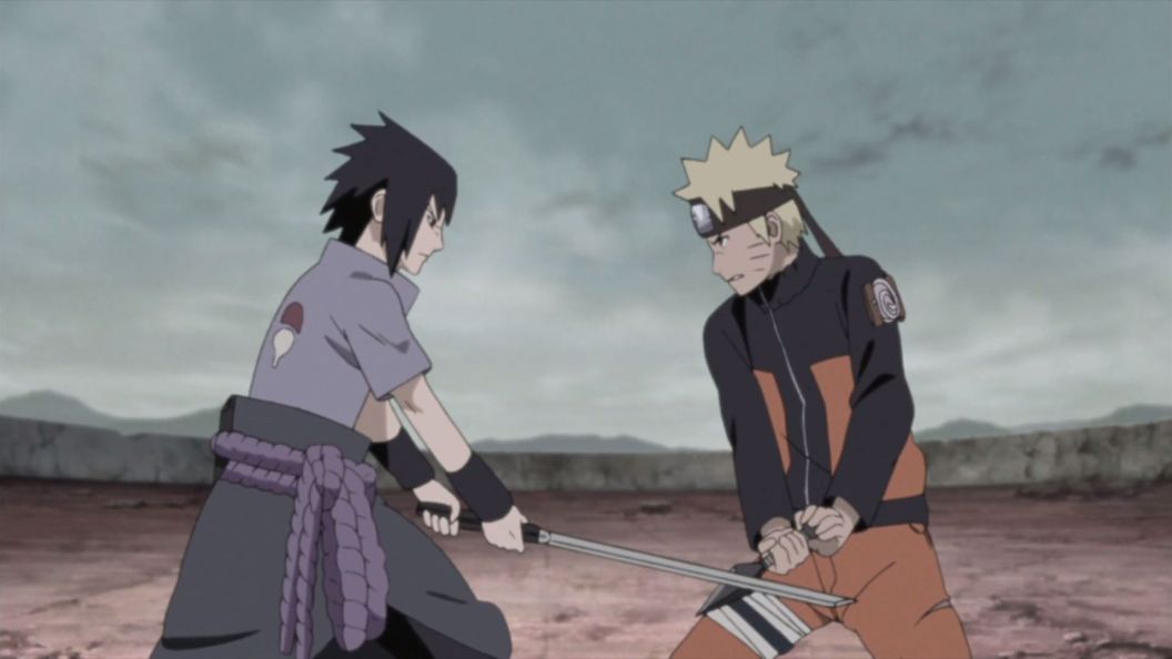 Naruto vs Sasuke in Naruto Shippuden
