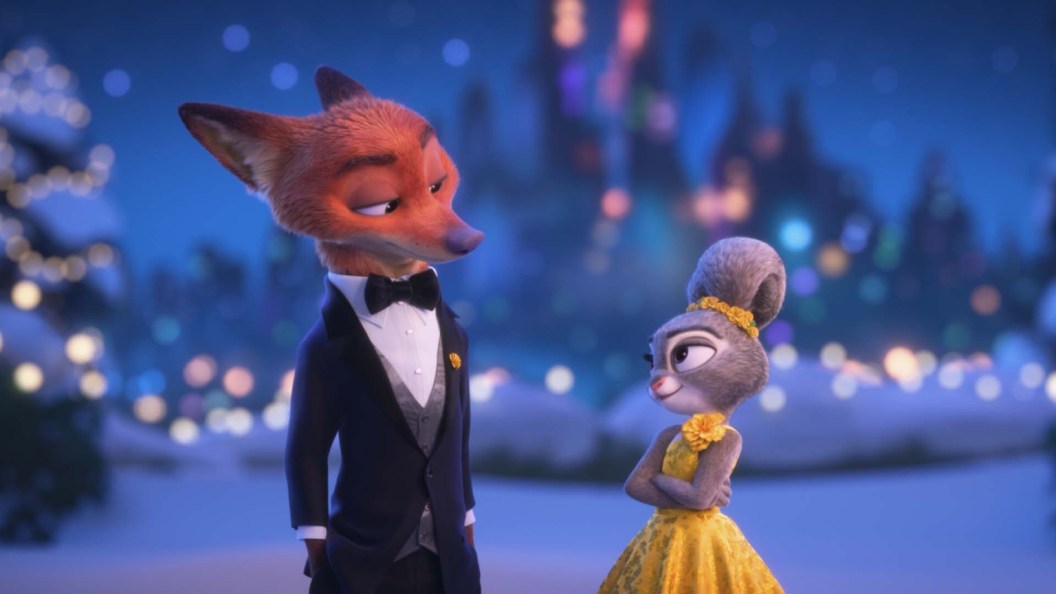 Nick and Judy formal wear Zootopia 2