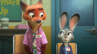 Nick and Judy in therapy session in Zootopia 2