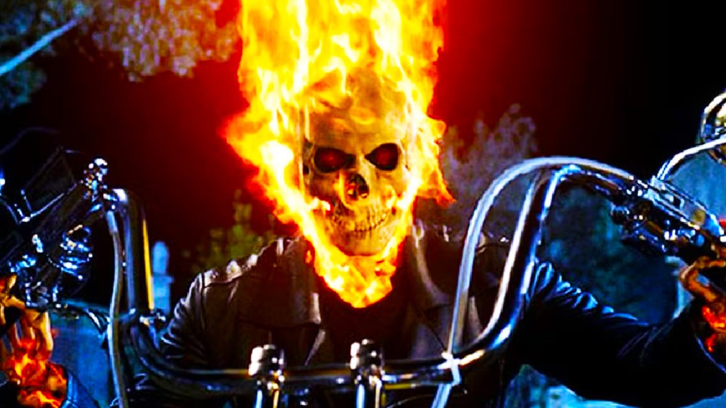 Nicolas Cage's Ghost Rider in live-action