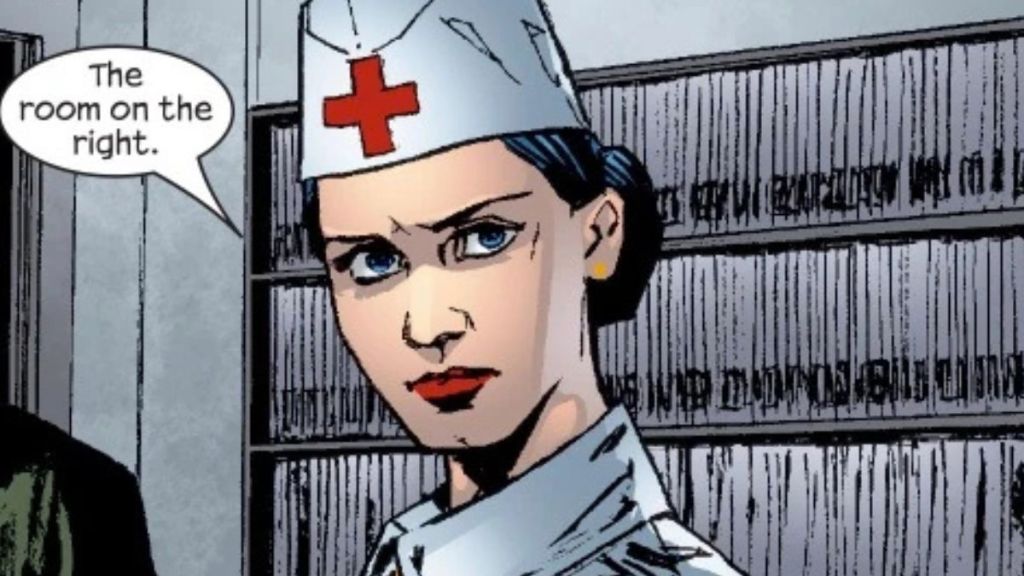 Night Nurse (Linda Carter Version) wearing a nurse outfit