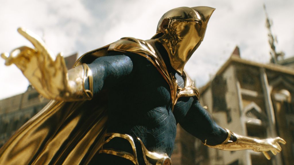 Pierce Brosnam as Doctor Fate in Black Adam