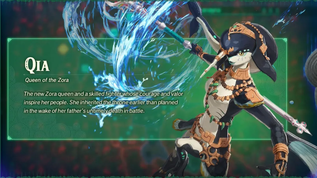 Qia Character Detail Screenshot Hyrule Warriors