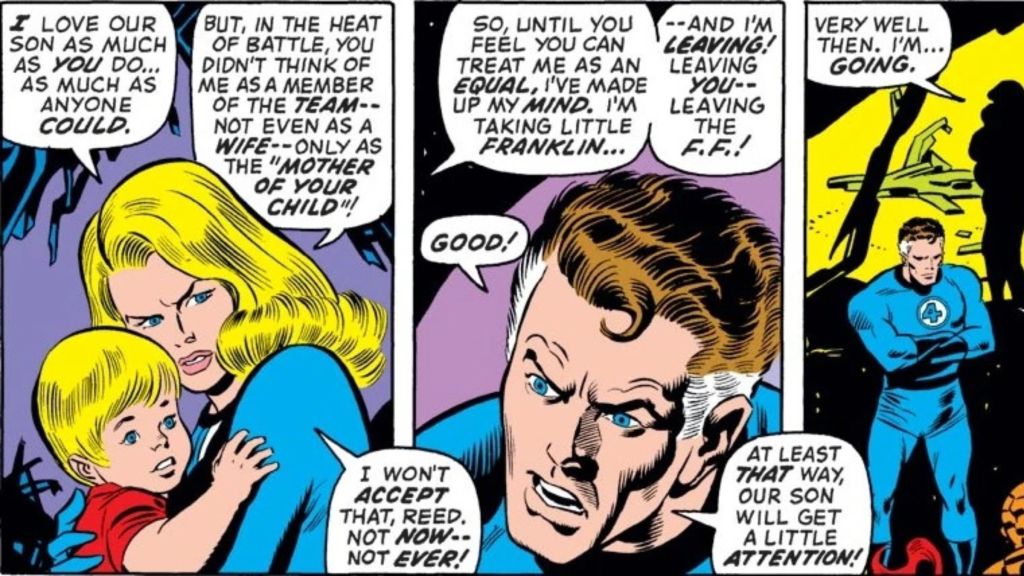 Reed Richards and Sue Storm in Fantastic Four