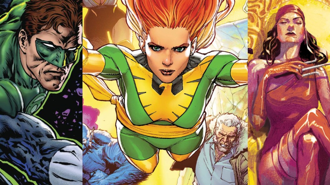 Resurrected Heroes Green Lantern Jean Grey and Elektra