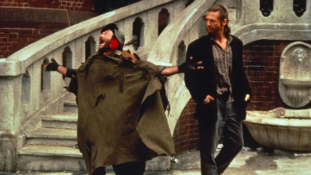 Robin Williams and Jeff Bridges in The Fisher King
