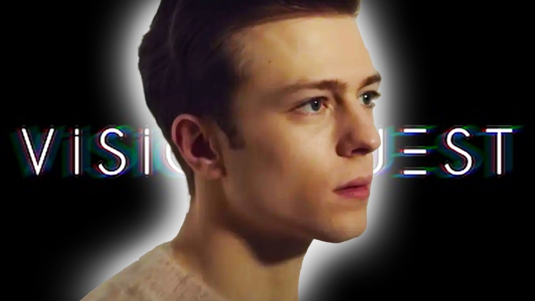 Ruaridh Mollica with the VisionQuest logo