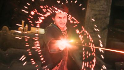 Sebastian Spellcasting Hogwarts Legacy
